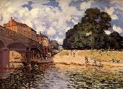 Alfred Sisley, Bridge at Hampton Court